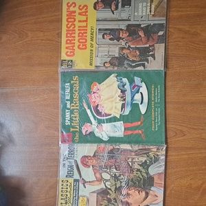 Vintage comics. Little rascals, garrisons gorillas, reign of terror